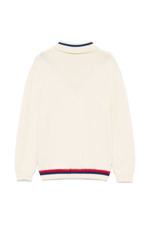 maglione in lana bianco GUCCI KIDS | 764117XKD3X9098